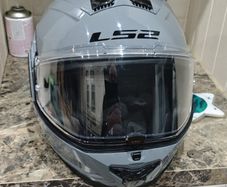 Motorbike Helmet - LS2 FF910 Advant 2 Flip Front Flip Nardo Grey LS2 Spectrum Intercom System incl