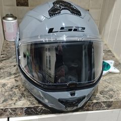Motorbike Helmet - LS2 FF910 Advant 2 Flip Front Flip Nardo Grey LS2 Spectrum Intercom System incl