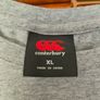 Grey Cotton Canterbury IRFU rugby T-shirt Image 3