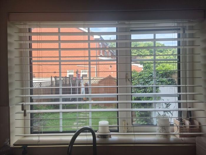 Wooden Ventian blind