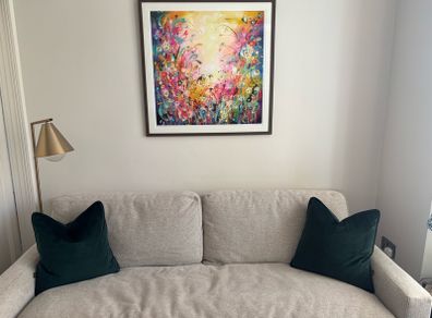 Scatterbox green cushions - never used