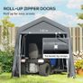 Outdoor Garden Storage Shed Waterproof 8 x 6.5ft Image 2