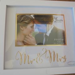 Wedding frame  Mr and Mrs