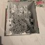 A set of silver Christmas decorations Image 5