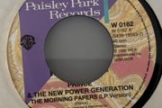 Prince and the New Power Generation - Morning Papers. Seven inch single. Plays great.