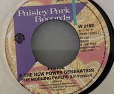 Prince and the New Power Generation - Morning Papers. Seven inch single. Plays great.