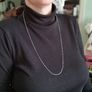 Vintage TGGC 925 Sterling Silver Long Chain Image 2