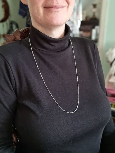 Vintage TGGC 925 Sterling Silver Long Chain