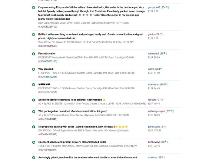 Over 11% OFF! 10 x 12 inch paper inner sleeves - Bevelled Edge - PREMIUM TOP QUALITY + other vinyl accessories