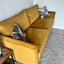3 seater mustard couch - excellent condition Image 3