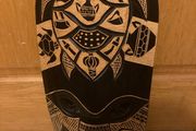 Large tribal hand craved mask free postage