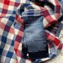 Tommy Hilfiger New York Fit Mens Red/Blue/White Check Long Sleeve Shirt Medium Image 7