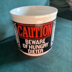 Funny Vintage 'Hungry Dieter' Cup