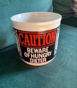 Funny Vintage 'Hungry Dieter' Cup