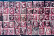 Great Britain 1841-1879 Queen Victoria 1d Penny red 50 stamps lot