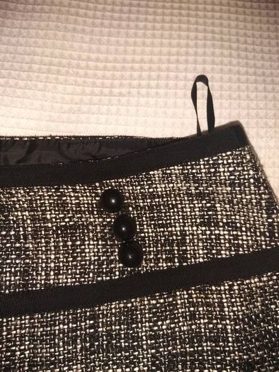 Black White Mix Skirt