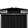Garden Shed 257x489x181 cm Metal Anthracite Image 3