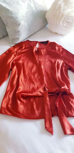 Burnt Orange/ Rust Blouse/Top - Size 16