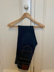 Mens Hollister Dark Wash Super Skinny Jeans - Size W 28/L30