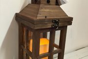 Wooden Lantern Lights