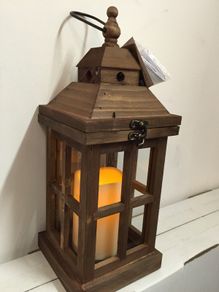 Wooden Lantern Lights