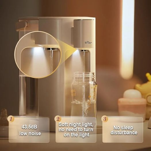 3L Instant Hot Water Dispenser 6 Temp Settings 45C 90C  5 Volume Options 150ml 500ml Auto Clean & Child Lock, LED Night Light, Energy Efficient, Digital Touch Screen