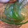 Art deco fruit Bowl And Six Dishes Image 2