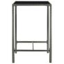 3 Piece Garden Bar Set Poly Rattan Grey Image 4