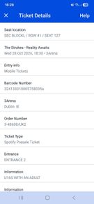 The Strokes 3Arena Dublin Oct 28th