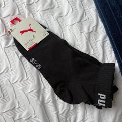 Puma Women's Black and Navy Socks