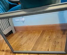 Large Solid Wood Framed Mirror