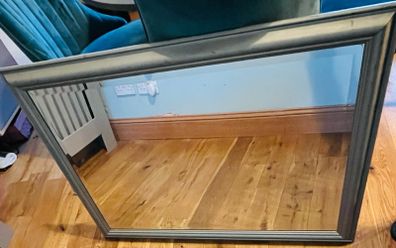Large Solid Wood Framed Mirror