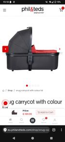 snug carrycot Phil&Teds