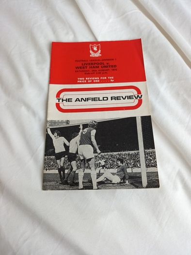 Liverpool - 10 programmes 1968 to 1977