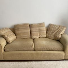 Fabric sofa free to go
