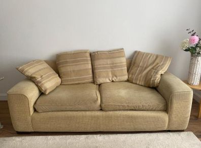 Fabric sofa free to go