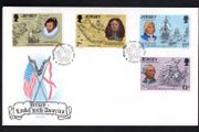 1976 Jersey Bicentenary of American Independence Commemorative Stamps First Day Cover (FDC)