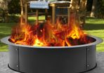 Fire Pit Ring/Liner Easy to Assemble Install Q235 Steel Outside Diameter 36