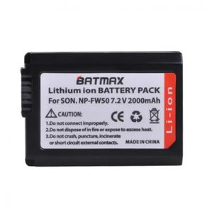 NP-FW50 Battery for Sony 2000mAh Lithium-Ion Rechargeable Battery