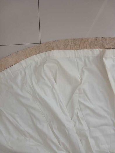 Floor to Ceiling Curtains + Cushions (x 4)