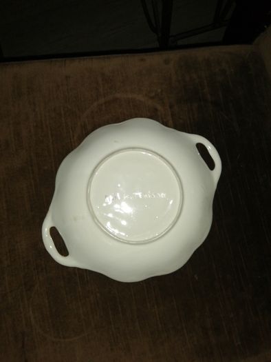 Porcelain plate by Ann Hutchison