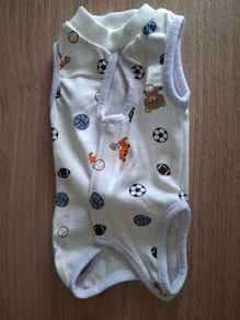 Cat onesie/recovery suit (sports pattern)