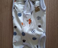 Cat onesie/recovery suit (sports pattern)