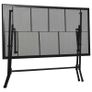 3 Piece Garden Dining Set Steel Anthracite Image 4