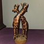Wooden Giraffe Statue Image 4