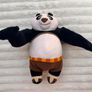 2015 Kung Fu Panda Po approx. 23 cm. Plush Dreamworks Heroes Seri Jakala Used Please see photos Image 2