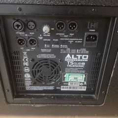 Alto TS Sub 12 Subs with covers