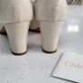CHLOE Moassin leather off white court Sz 40 (Fit 7.5 - 8 UK) - Rrp 399 euro Image 6