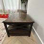 Solid Coffee Table with Drawers Image 4