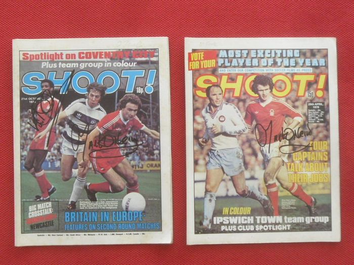 Nottingham Forest Autographs and other items